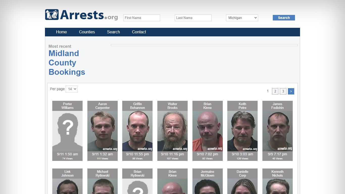 Midland County Arrests and Inmate Search